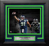 Byron Murphy Super Bowl LX Fumble Recovery Seattle Seahawks 8" x 10" Framed Football Photo - Dynasty Sports & Framing 