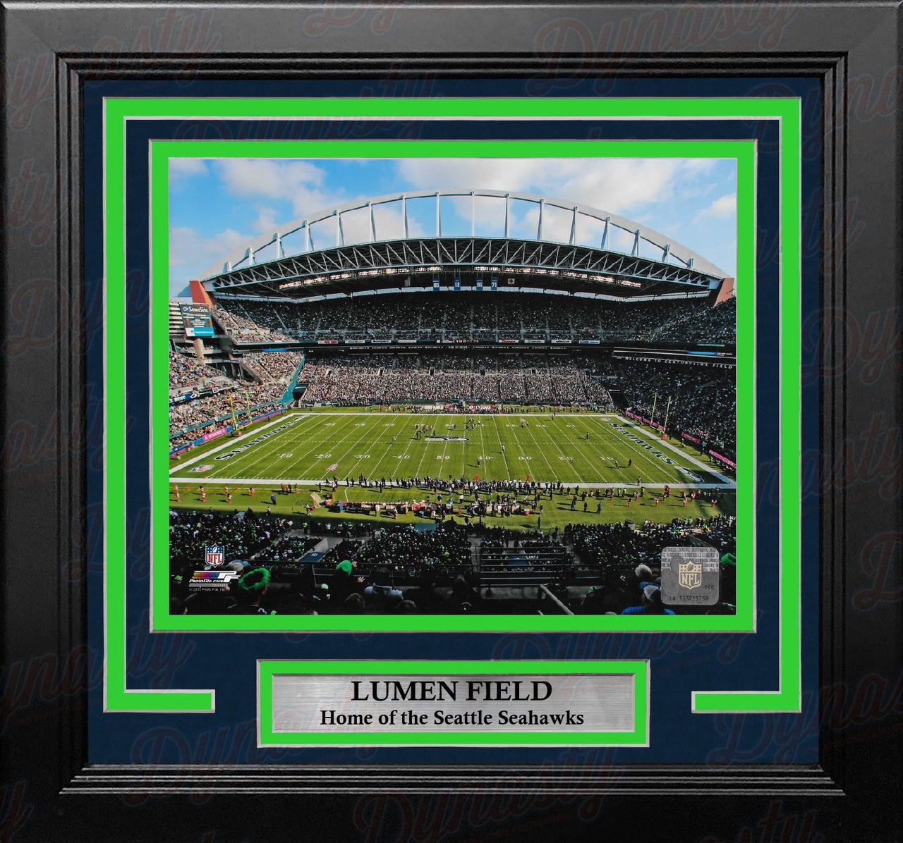 Seattle Seahawks Lumen Field 8" x 10" Framed Football Stadium Photo