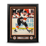 Sean Couturier 2024 Stadium Series Action Philadelphia Flyers Autographed 11x14 Framed Hockey Photo - Dynasty Sports & Framing 