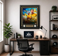 William Shatner Captain James Kirk Star Trek Autographed 16" x 20" Framed Collage Photo