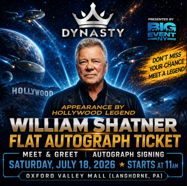 William Shatner Hollywood Legend Experience Tickets
