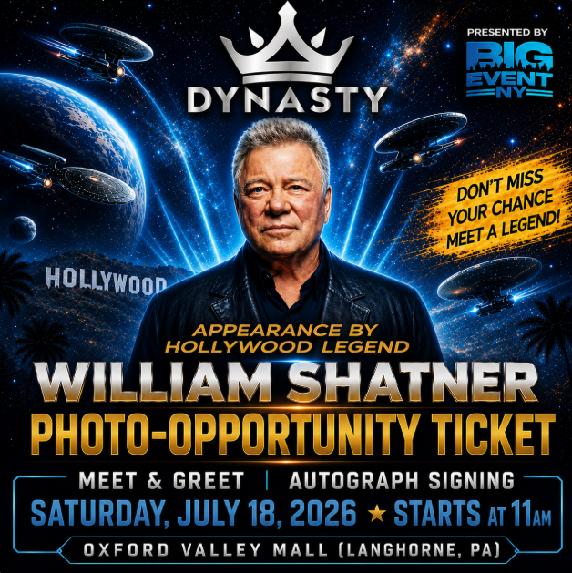 Williams Shatner Inscription Ticket (Add-On)