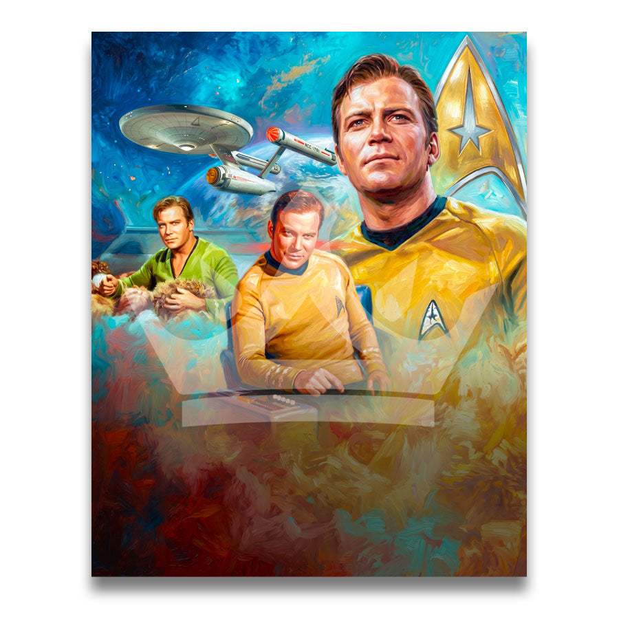 William Shatner Captain James Kirk Exclusive Limited-Edition Print - Dynasty Sports & Framing 
