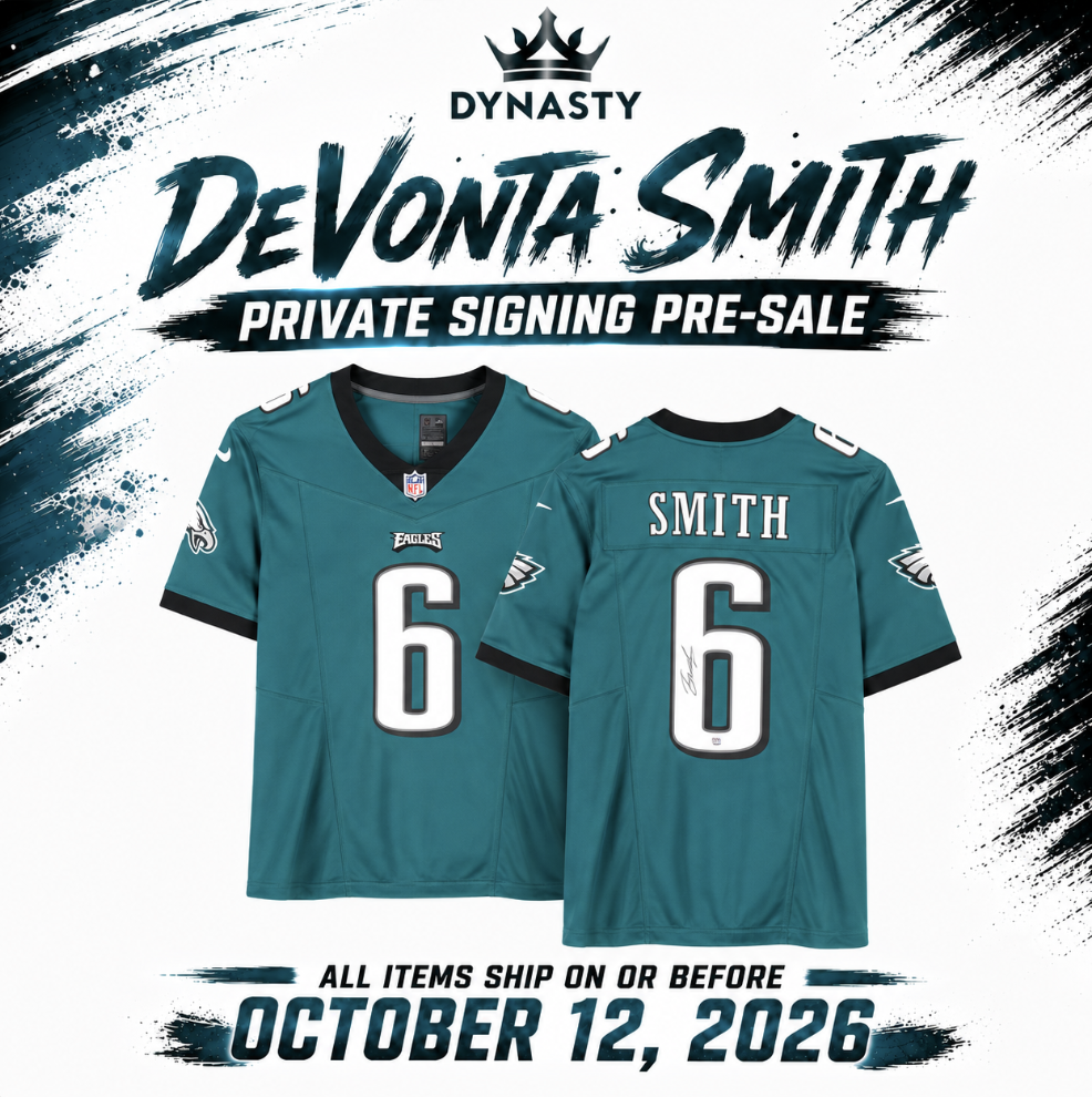 DeVonta Smith Autographed Eagles Nike F.U.S.E. Jersey | Pre-Sale Opportunity