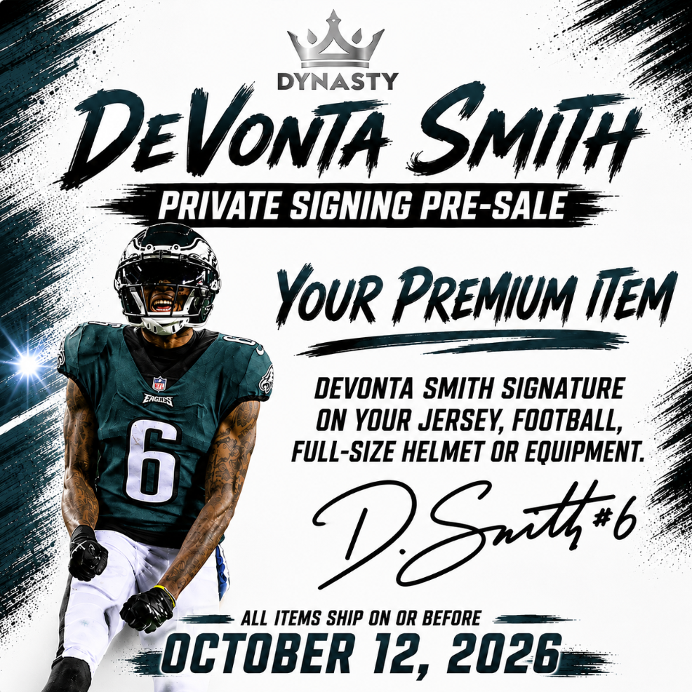 DeVonta Smith Signature on YOUR ITEM | Pre-Sale Opportunity