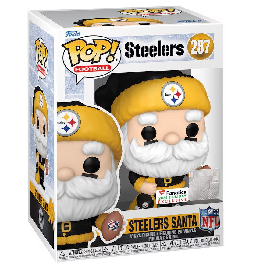 Pittsburgh Steelers Santa Funko Pop! Vinyl Figure