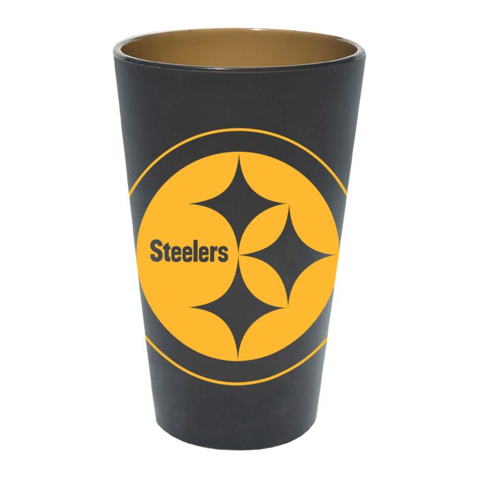 Pittsburgh Steelers 16 oz Team Color Silicone Pint Glass