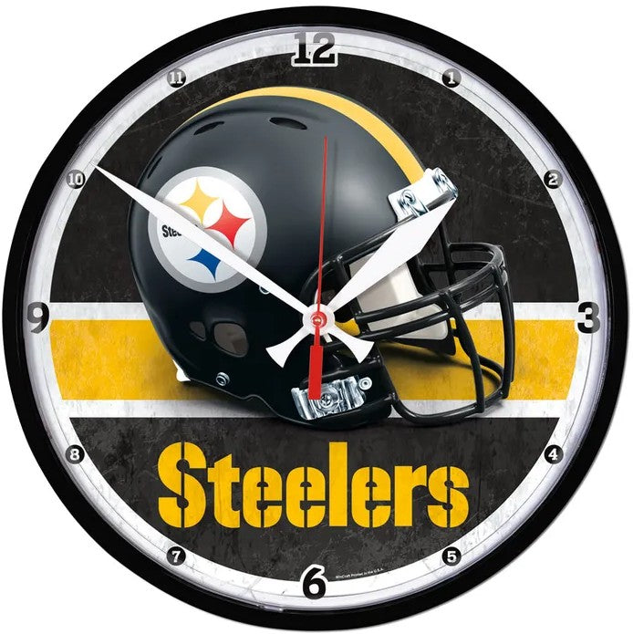 Pittsburgh Steelers Round 12.75" Wall Clock