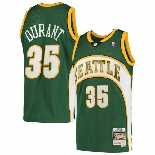 Kevin Durant Seattle SuperSonics Mitchell & Ness Hardwood Classics 2007-08 Swingman Jersey