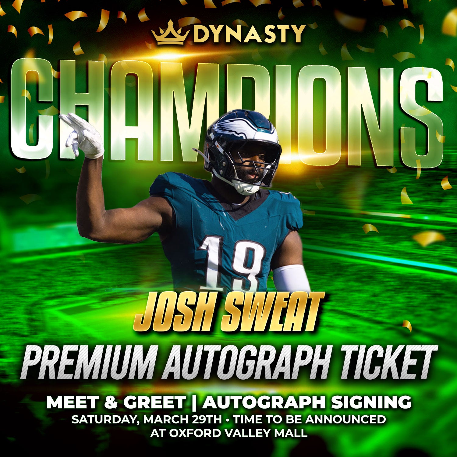 Josh Sweat World Champions Experience