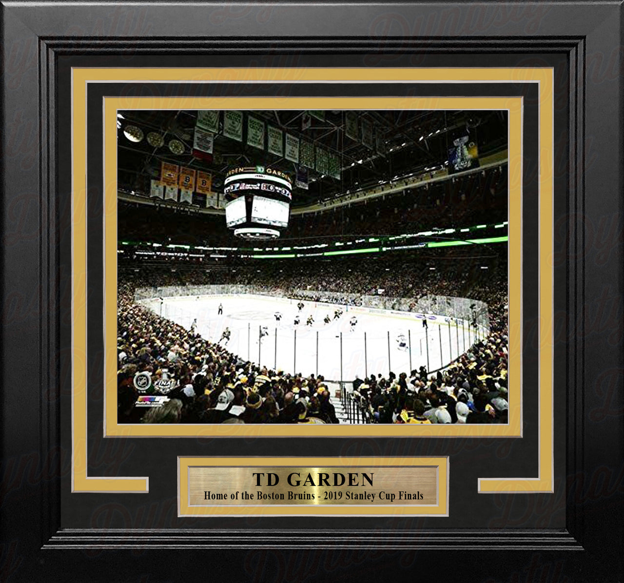 Boston Bruins TD Garden 2019 Stanley Cup Finals 8" x 10" Framed Hockey Stadium Photo - Dynasty Sports & Framing 
