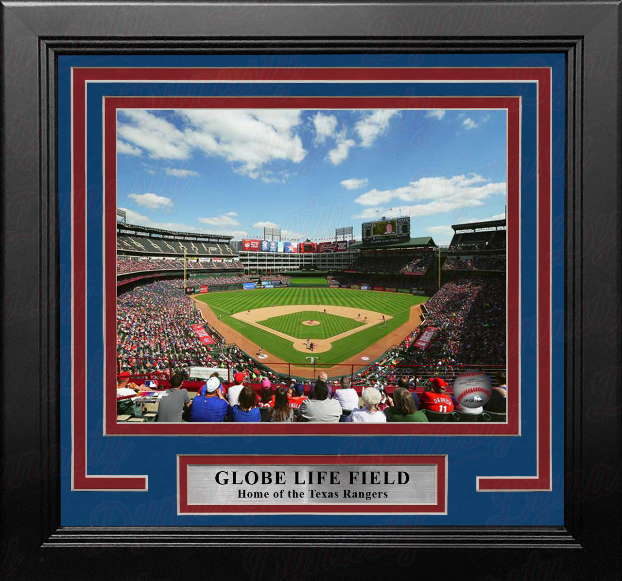 Texas Rangers Globe Life Park at Arlington MLB Baseball 8" x 10" Framed and Matted Stadium Photo
