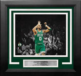 Jayson Tatum 51-Point Game 7 Boston Celtics 8" x 10" Framed Blackout Basketball Photo - Dynasty Sports & Framing 