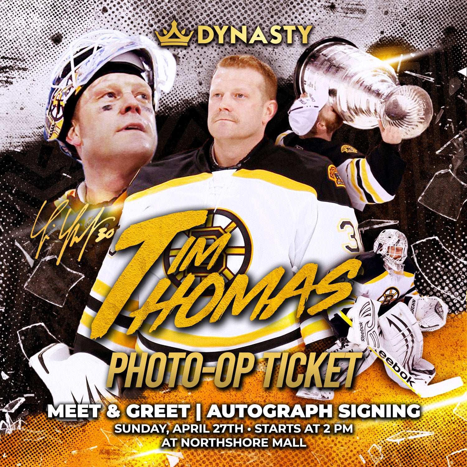 Tim Thomas Boston Bruins Experience Tickets