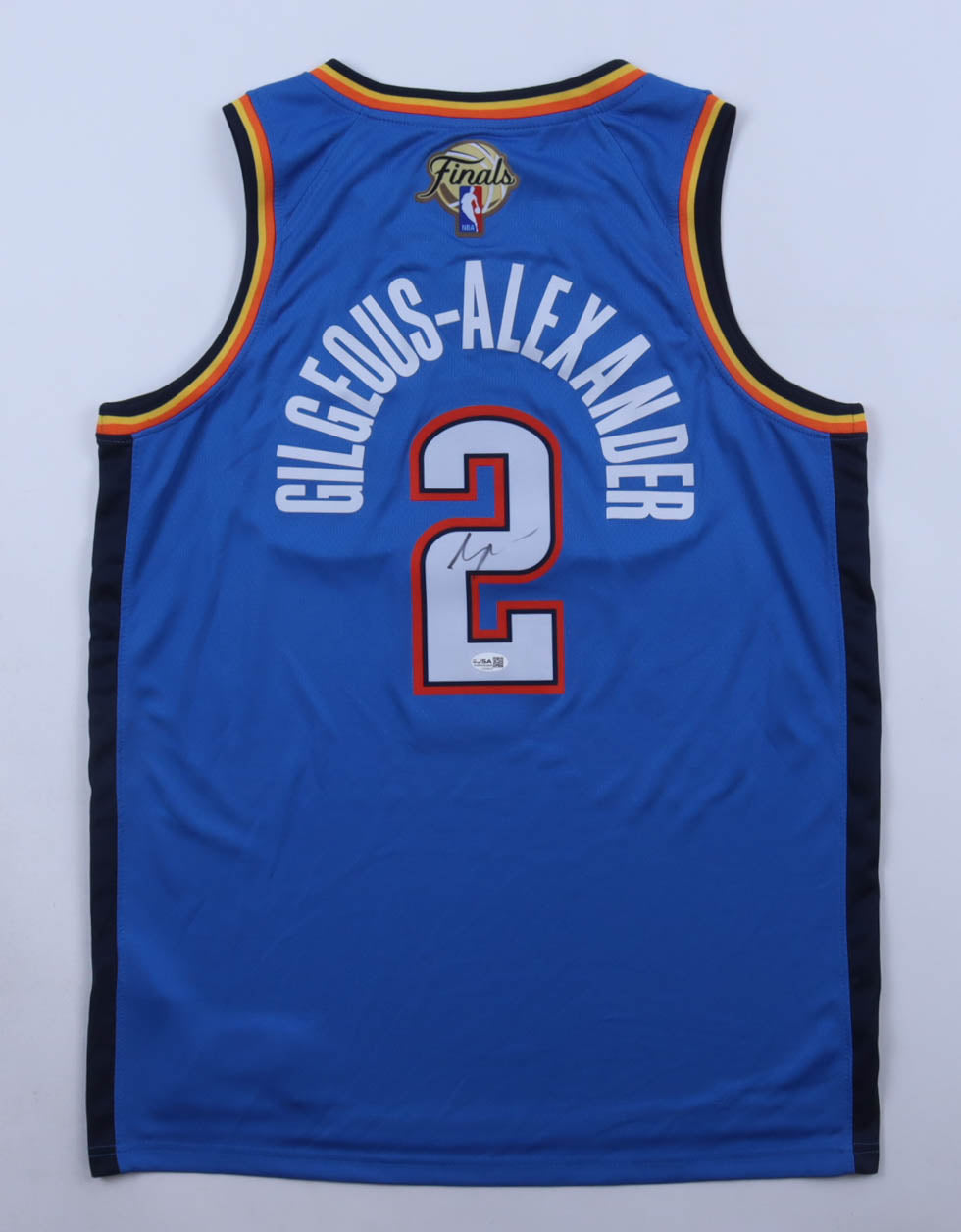 Shai Gilgeous-Alexander Oklahoma City Thunder Autographed Nike Authentic Basketball Jersey