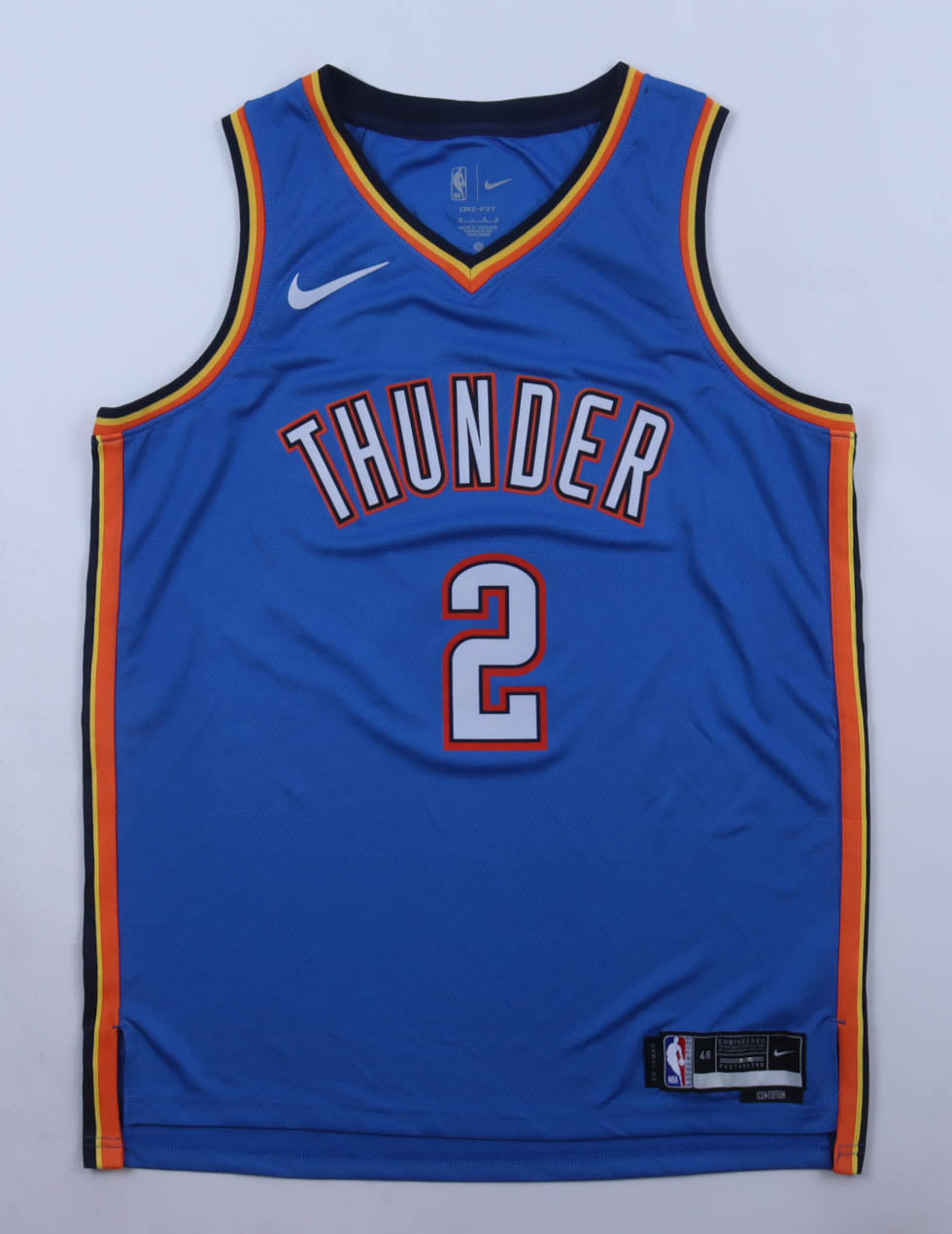 Shai Gilgeous-Alexander Oklahoma City Thunder Autographed Nike Authentic Basketball Jersey