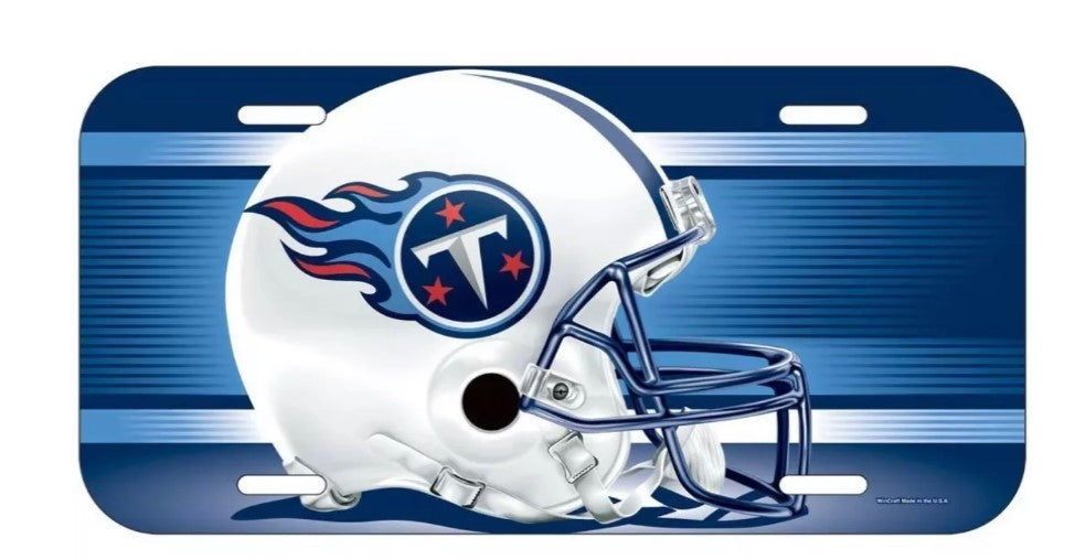 Tennessee Titans Plastic License Plate