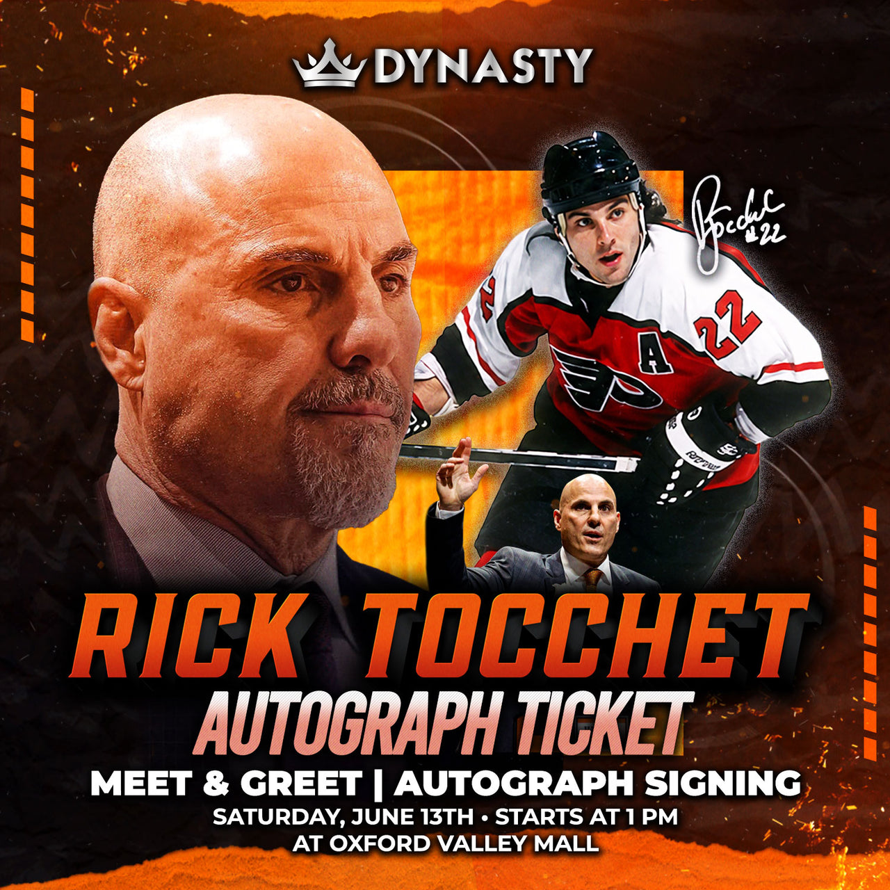 Rick Tocchet Flyers Takeover Experience Tickets