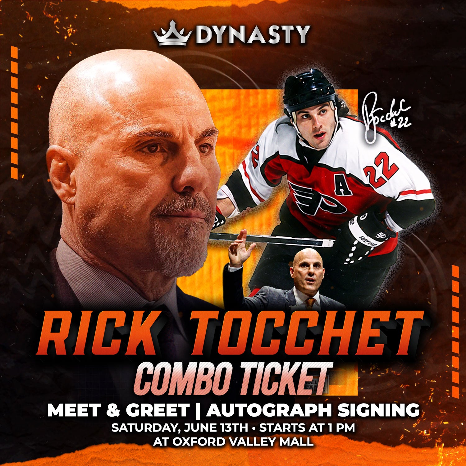 Rick Tocchet Flyers Takeover Experience Tickets