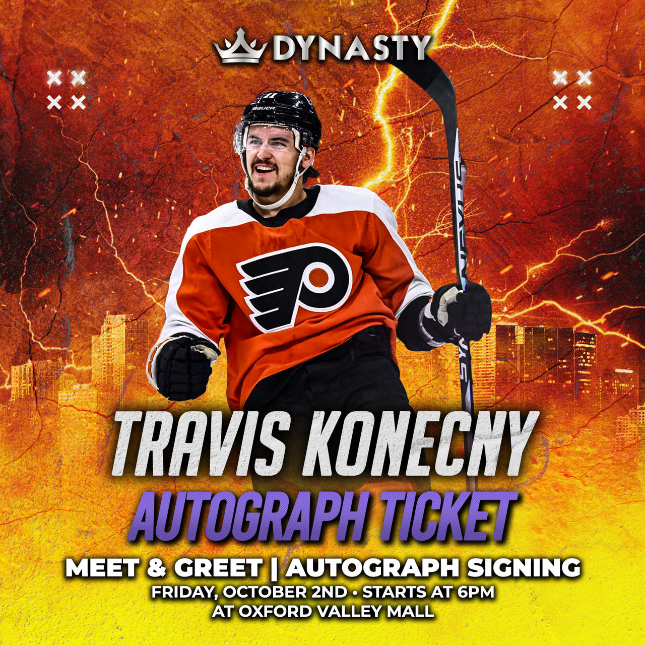 Travis Konecny Flyers Experience Tickets