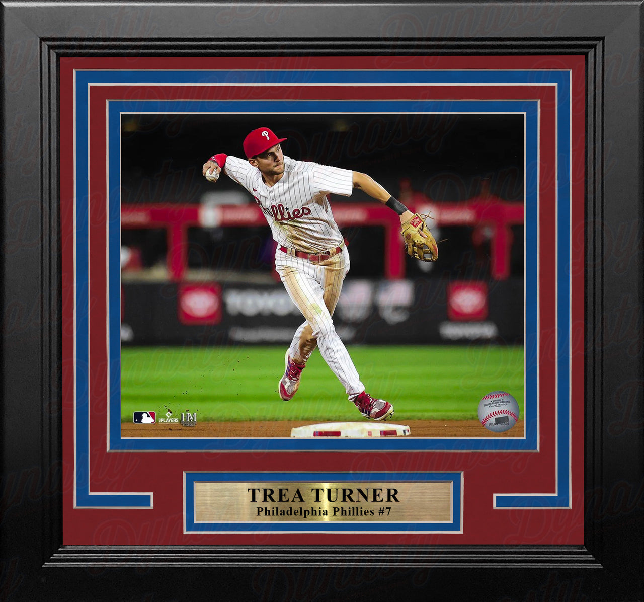 Trea Turner in Action Philadelphia Phillies 16" x 20" Framed Baseball Photo