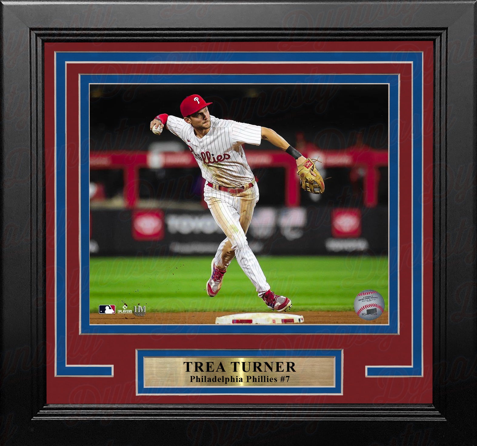 Trea Turner in Action Philadelphia Phillies 16" x 20" Framed Baseball Photo