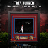 Trea Turner Philadelphia Phillies Autographed Celebration Framed Photo | Pre-Sale Opportunity - Dynasty Sports & Framing 