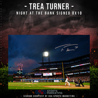 Trea Turner Philadelphia Phillies Autographed Night at The Bank Photo | Pre-Sale Opportunity