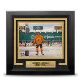 Trent Frederic Winter Classic Action Boston Bruins 8" x 10" Framed Hockey Photo - Dynasty Sports & Framing 