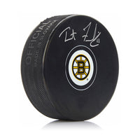 Trent Frederic Boston Bruins Autographed Hockey Puck - Dynasty Sports & Framing 