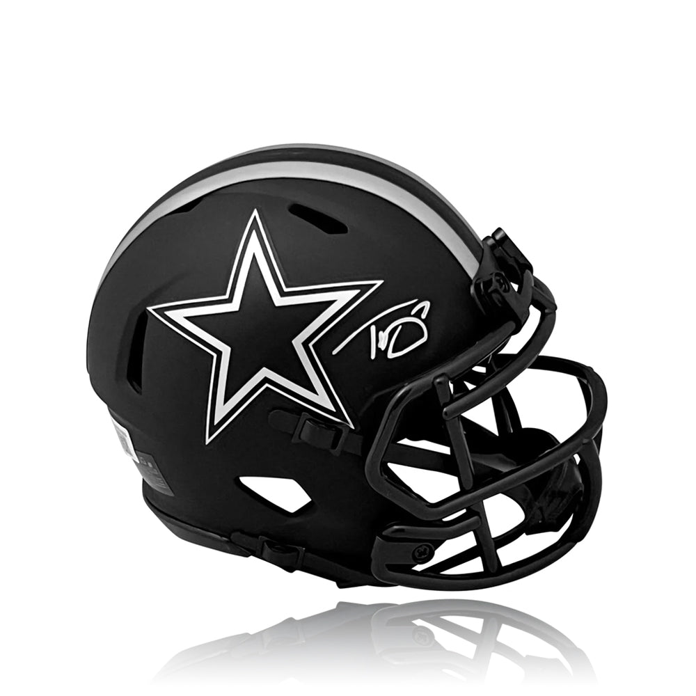 Trevon Diggs Dallas Cowboys Autographed Eclipse Alternate Speed Mini Helmet