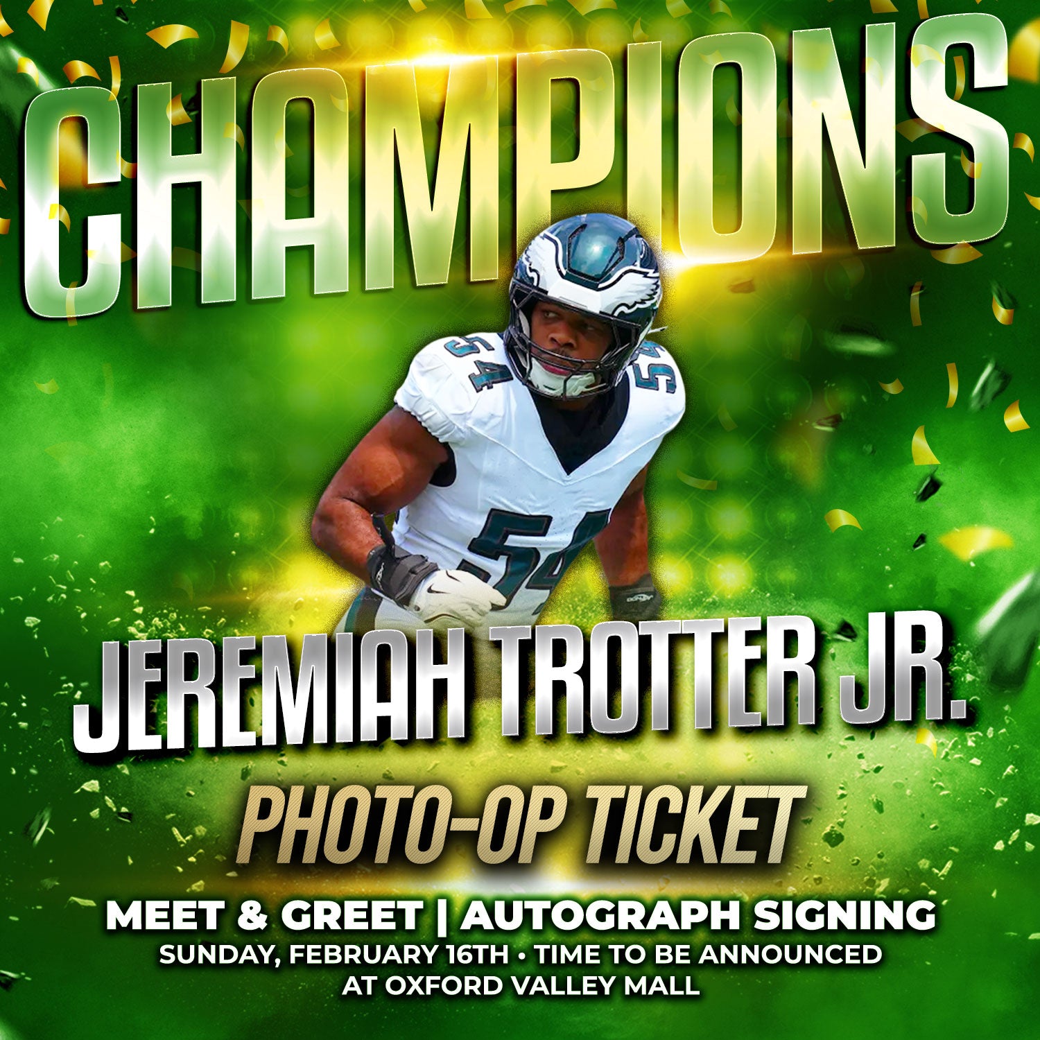 Jeremiah Trotter Jr. World Champion Experience Tickets
