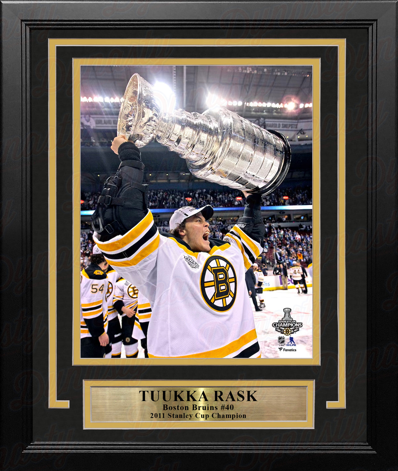 Tuukka Rask Stanley Cup Boston Bruins 8" x 10" Framed Hockey Photo