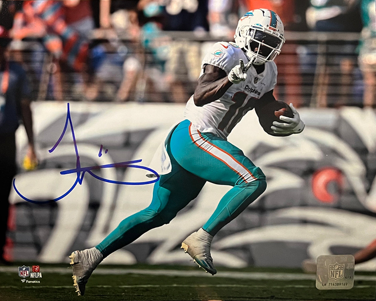 Tyreek Hill Miami Dolphins Peace Signed 8"x10" Photo | Doorbuster