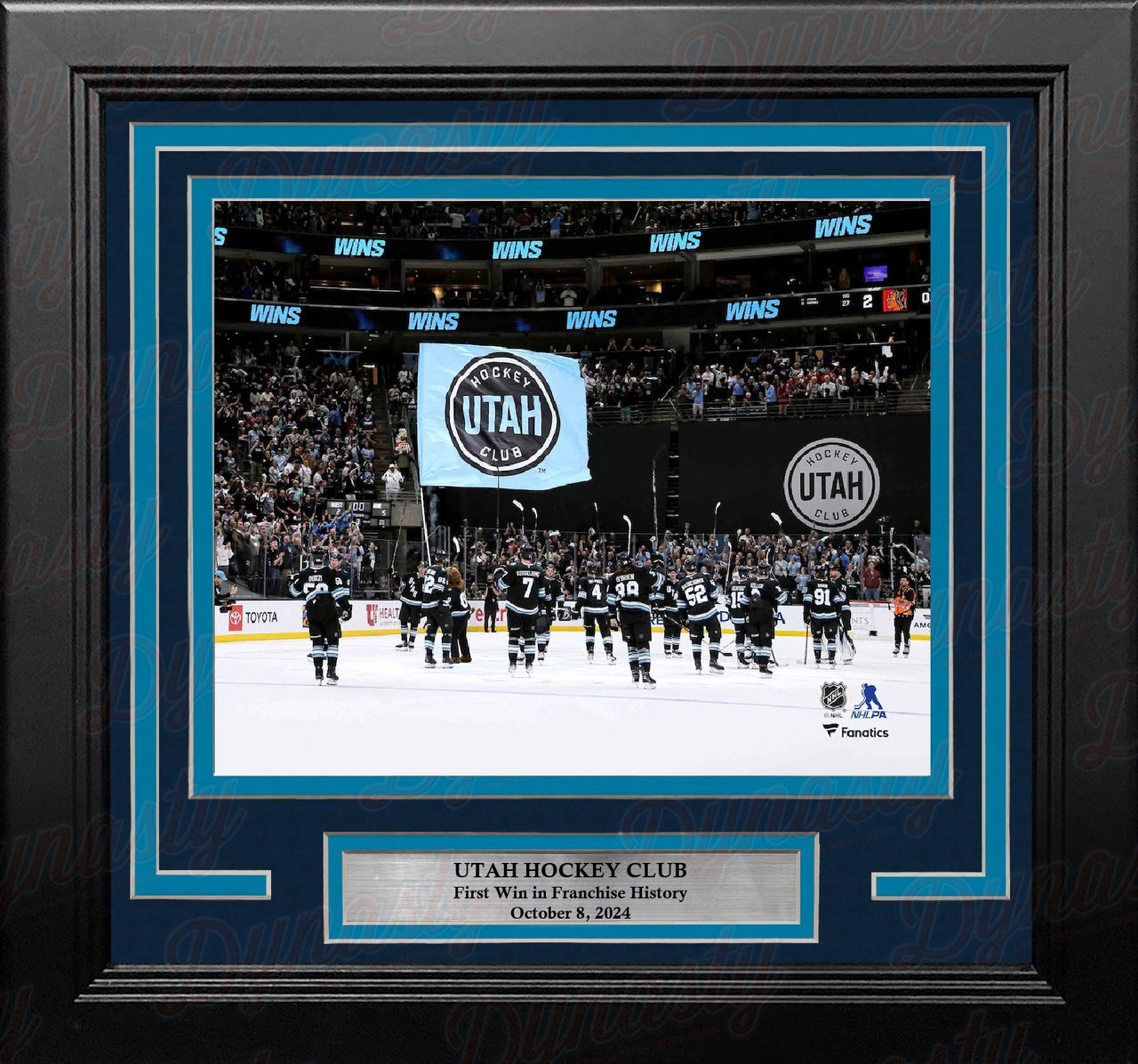 Utah Hockey Club First Franchise Win 8" x 10" Framed Hockey Photo