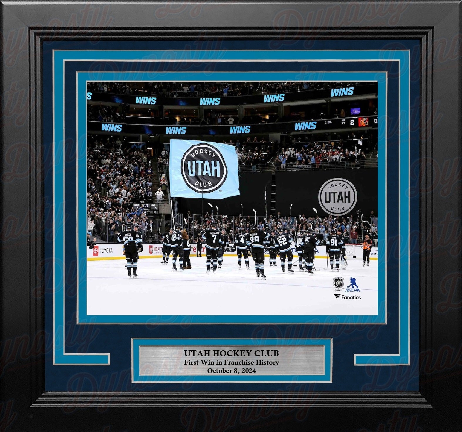 Utah Hockey Club First Franchise Win 8" x 10" Framed Hockey Photo