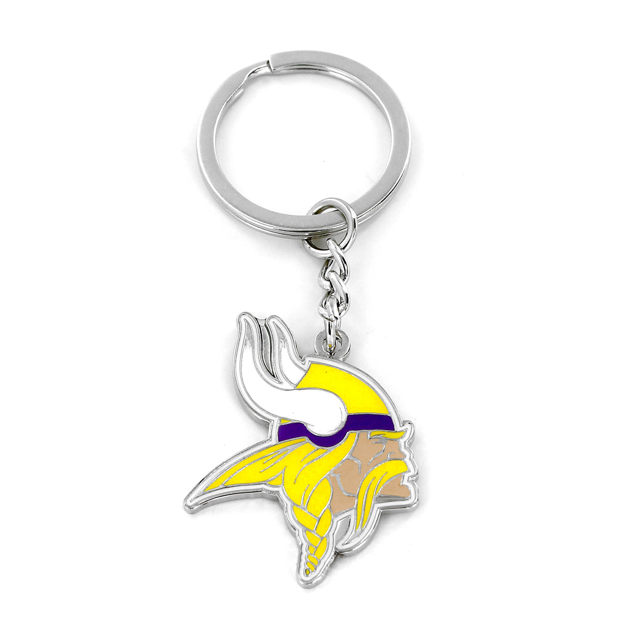 Minnesota Vikings Metal Logo Keychain
