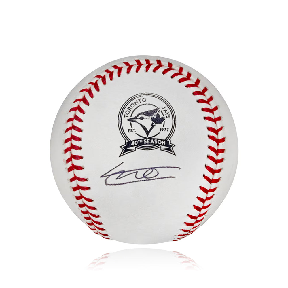 Vladimir Guerrero, Jr. Toronto Blue Jays Autographed 40th Anniversary Official Major League Baseball
