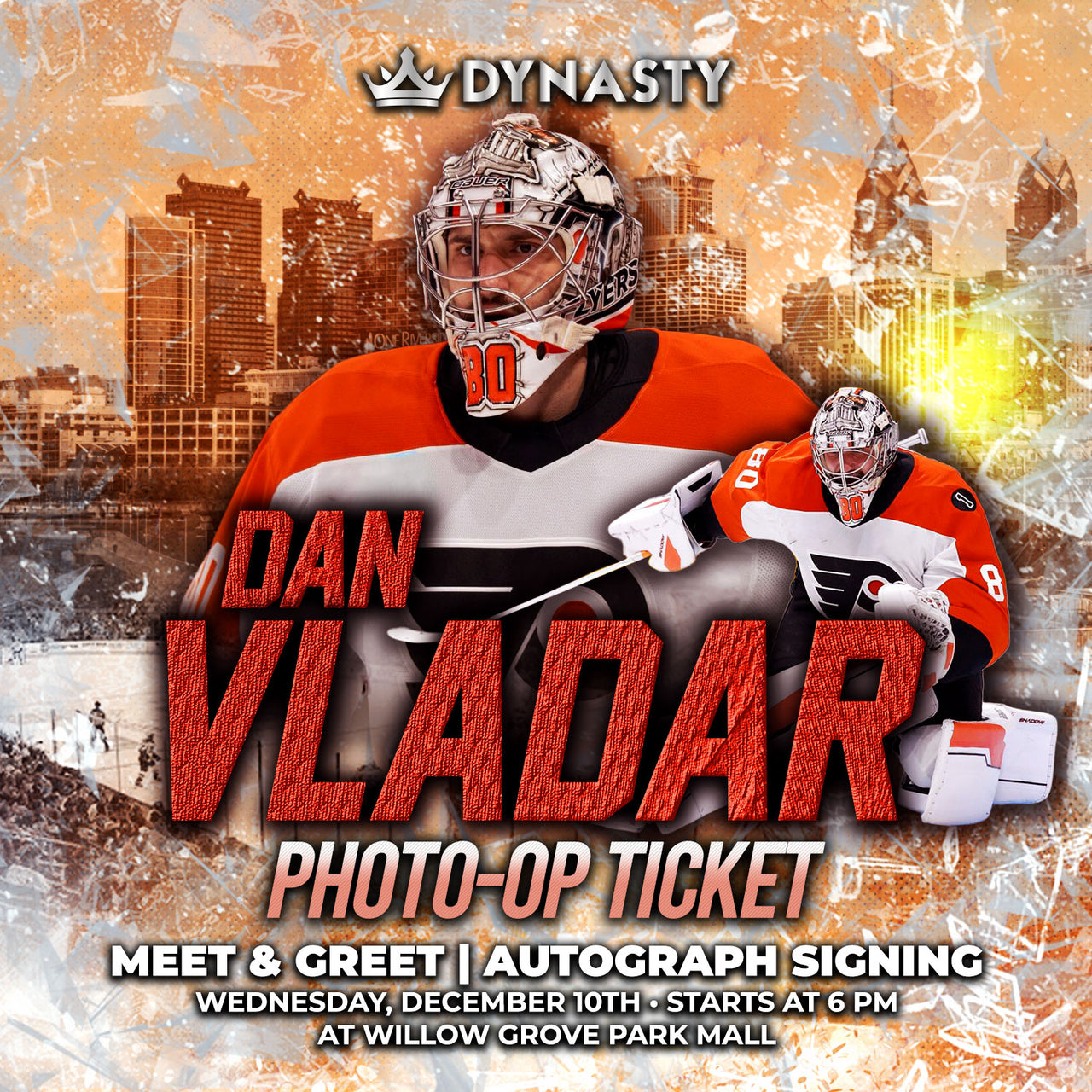 Dan Vladar Philadelphia Flyers Experience Tickets