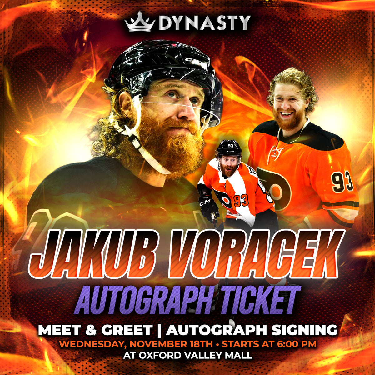 Jakub Voracek Philadelphia Flyers Experience Tickets