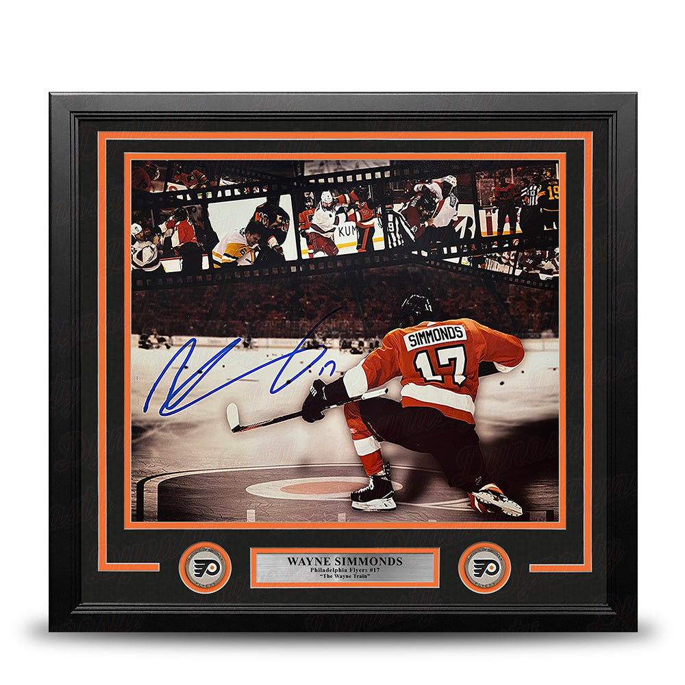 Wayne Simmonds Philadelphia Flyers Autographed 16" x 20" Framed Collage Hockey Photo