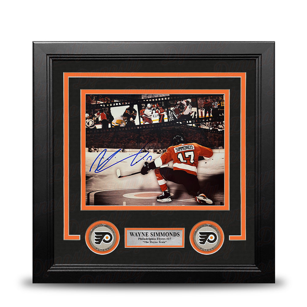Wayne Simmonds Philadelphia Flyers Autographed 8" x 10" Framed Collage Hockey Photo