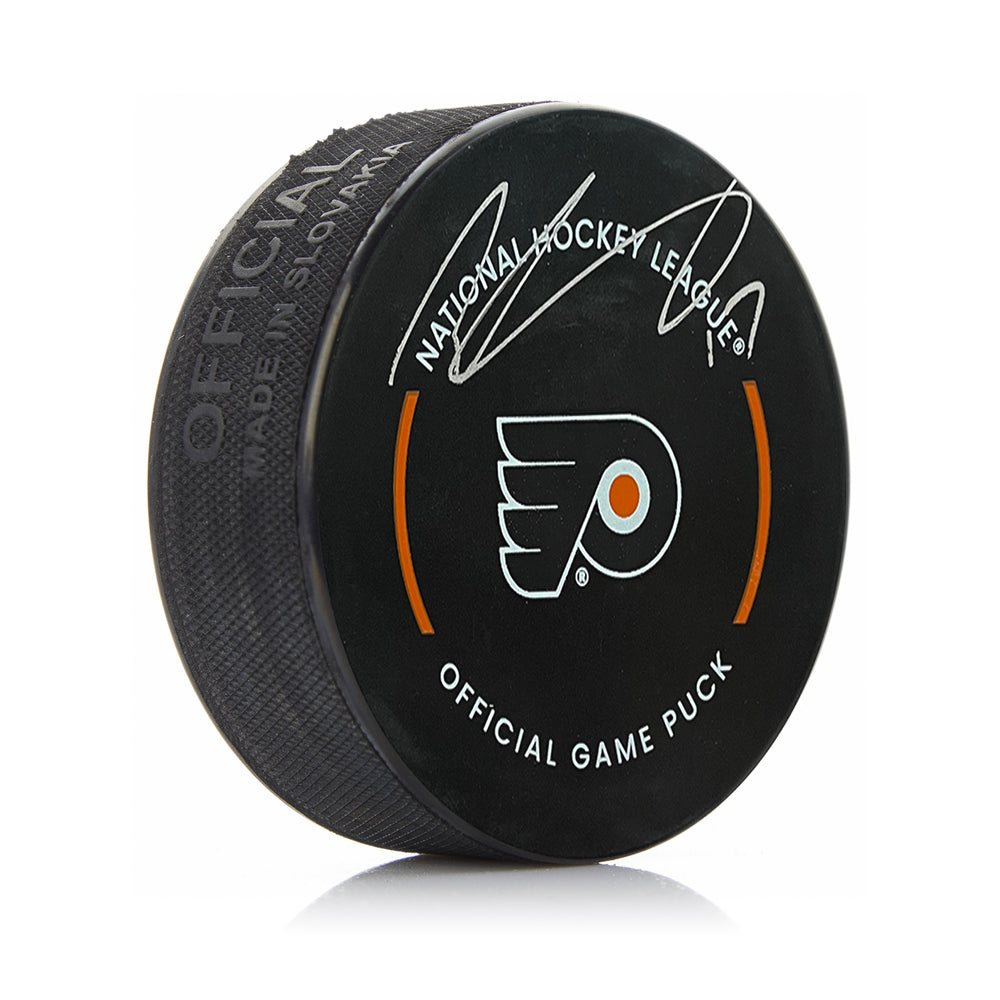 Wayne Simmonds Autographed Philadelphia Flyers Hockey Game Model Puck