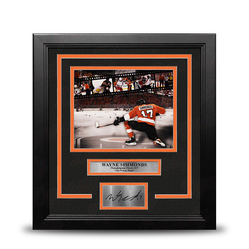 Wayne Simmonds Philadelphia Flyers 8" x 10" Framed Collage Hockey Photo with Engraved Autograph