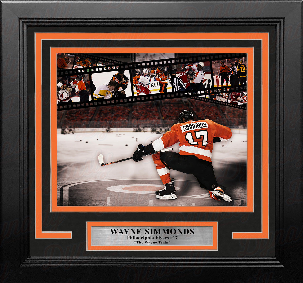 Wayne Simmonds Philadelphia Flyers 8" x 10" Framed Collage Hockey Photo