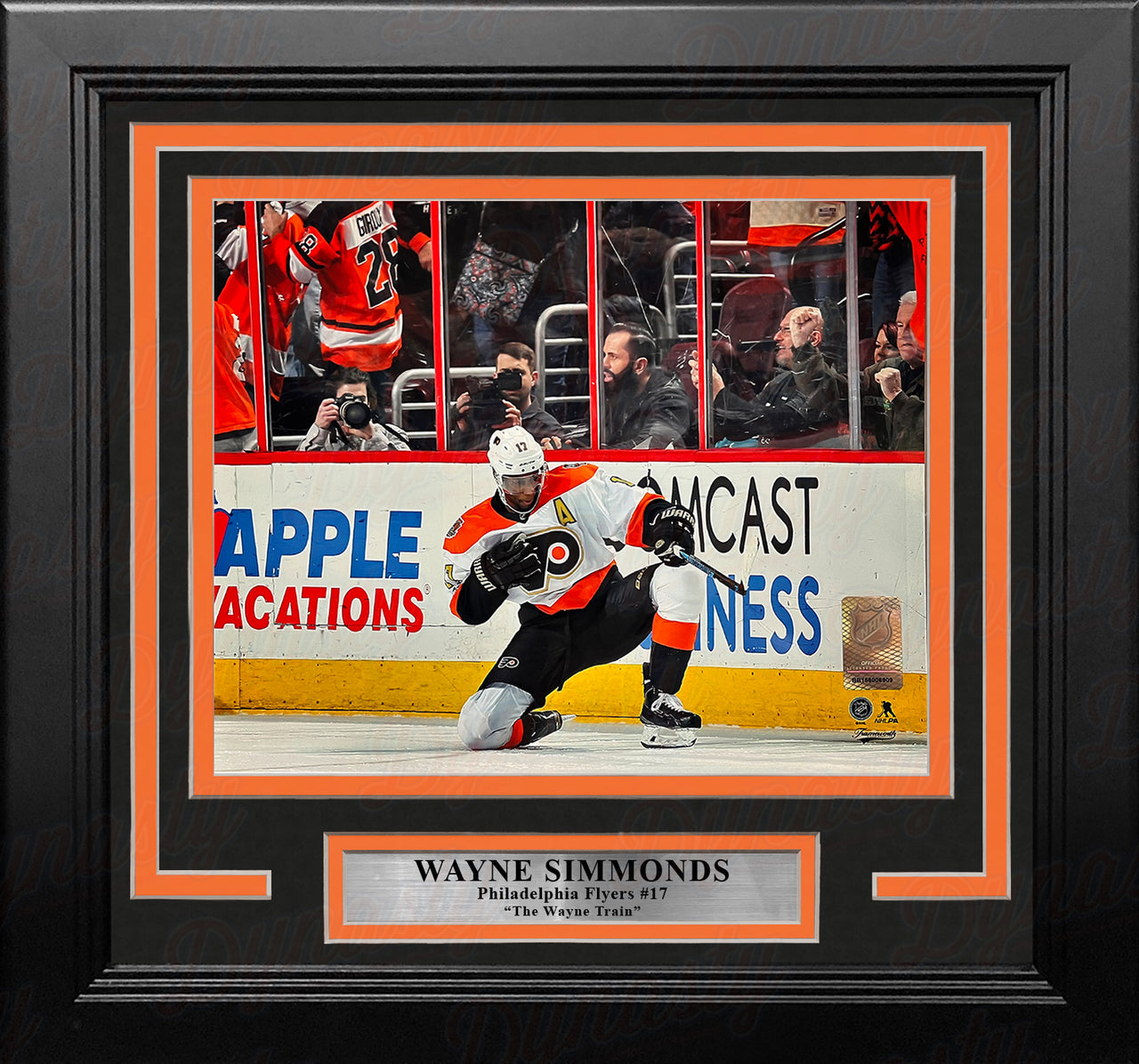 Wayne Simmonds Fist Pump Philadelphia Flyers 8" x 10" Framed Hockey Photo