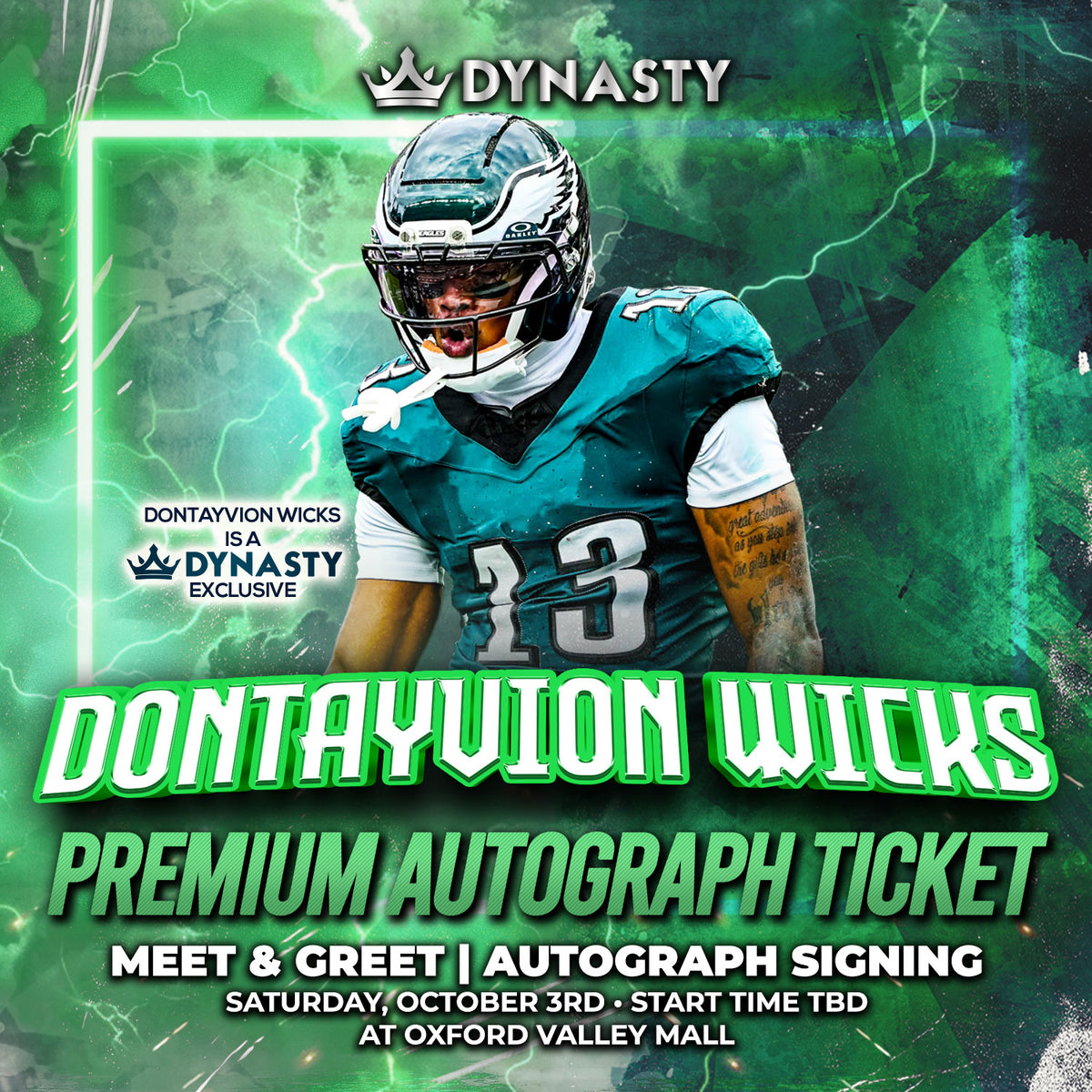 Dontayvion Wicks Philly Football Kickoff Experience Tickets