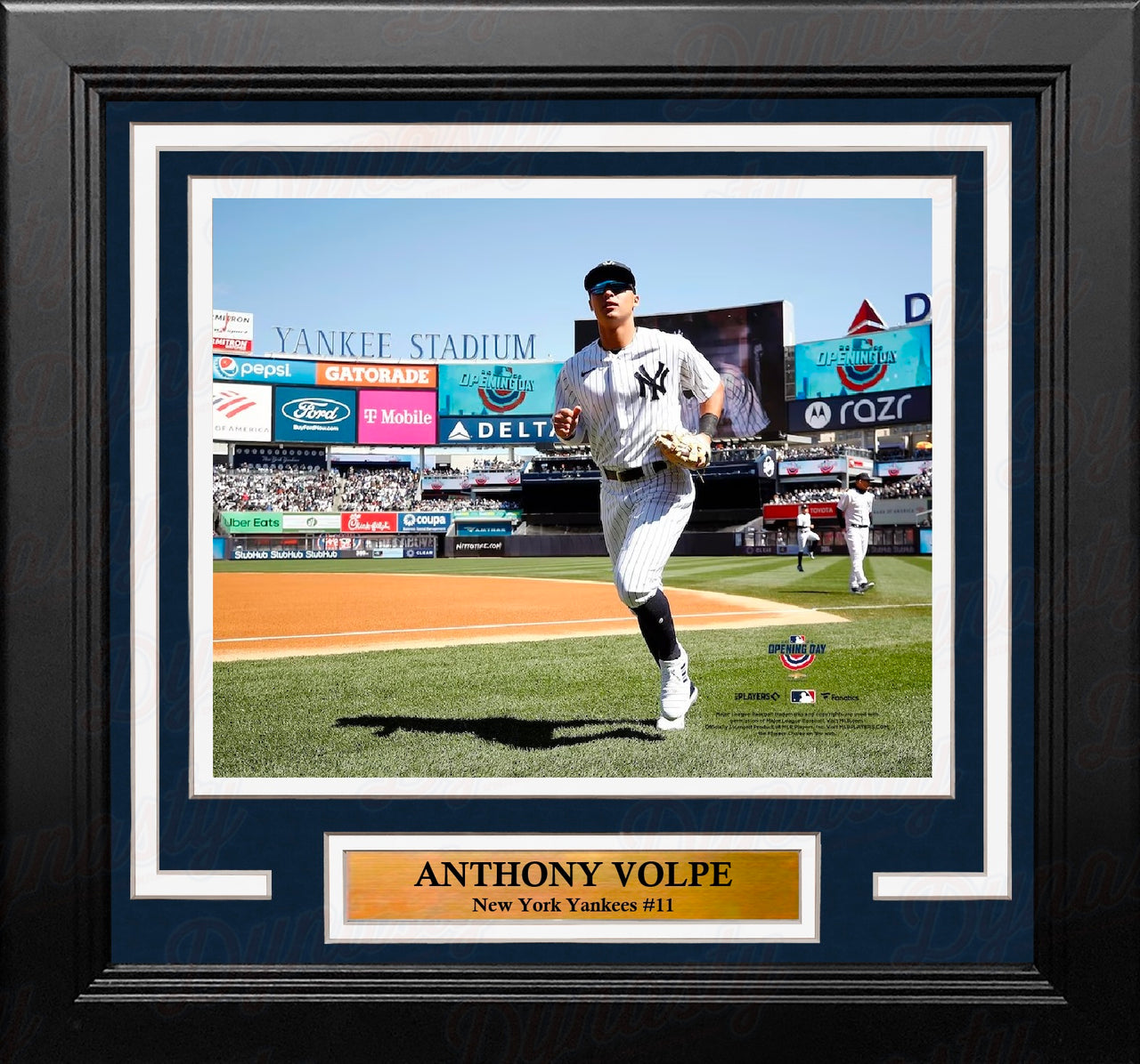 Anthony Volpe Walks Onto the Field New York Yankees 8" x 10" Framed Baseball Photo