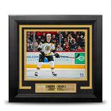 Zdeno Chara in Action Boston Bruins 8" x 10" Framed Hockey Photo - Dynasty Sports & Framing 