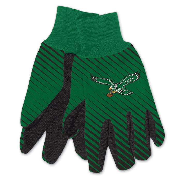 Philadelphia Eagles Kelly Green Two Tone Retro Utility Gloves